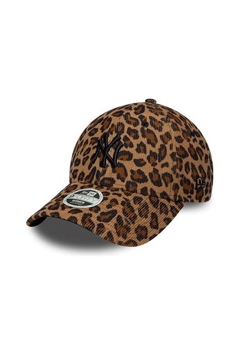 New Era 9FORTY New York Yankees MLB Leopard Cord Cap Beige Women NEW ERA | Caps | 60915775-
